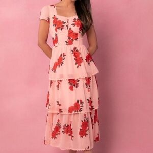 Ivy City Co Roses Are Red Dress